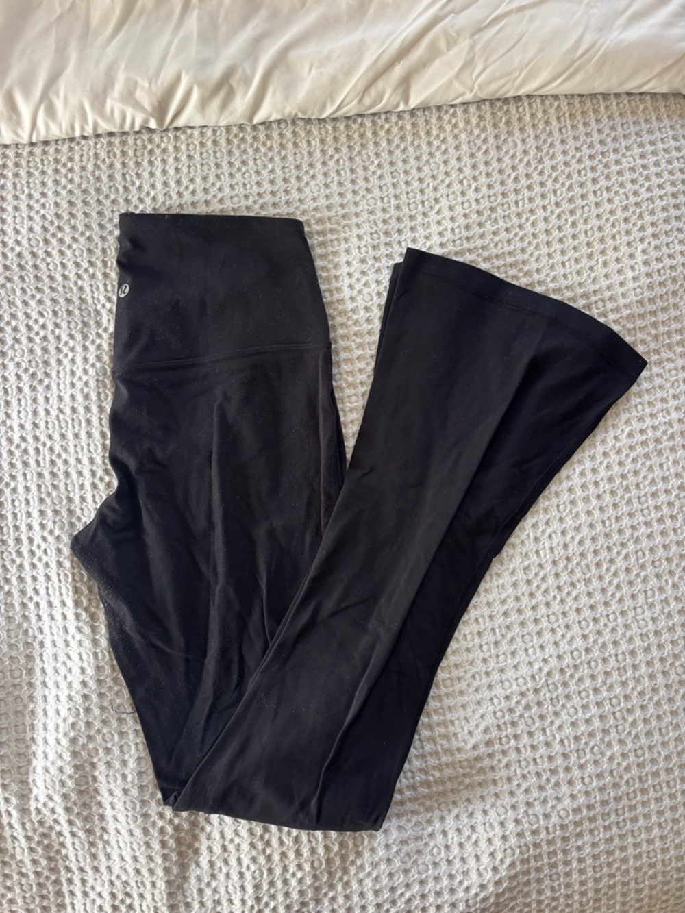lululemon athletica Black High-Waist Flare Leggings